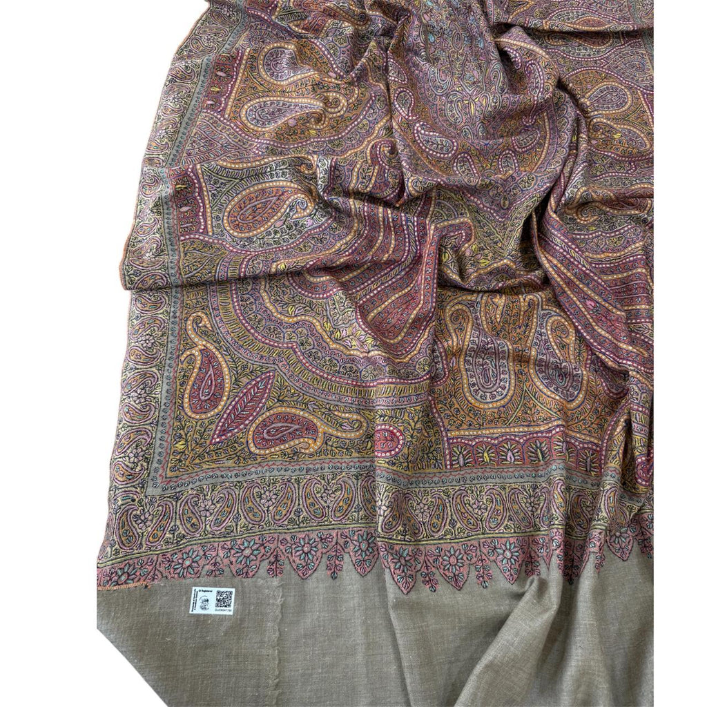 Gi tagged Kashmiri Handmade shawl 