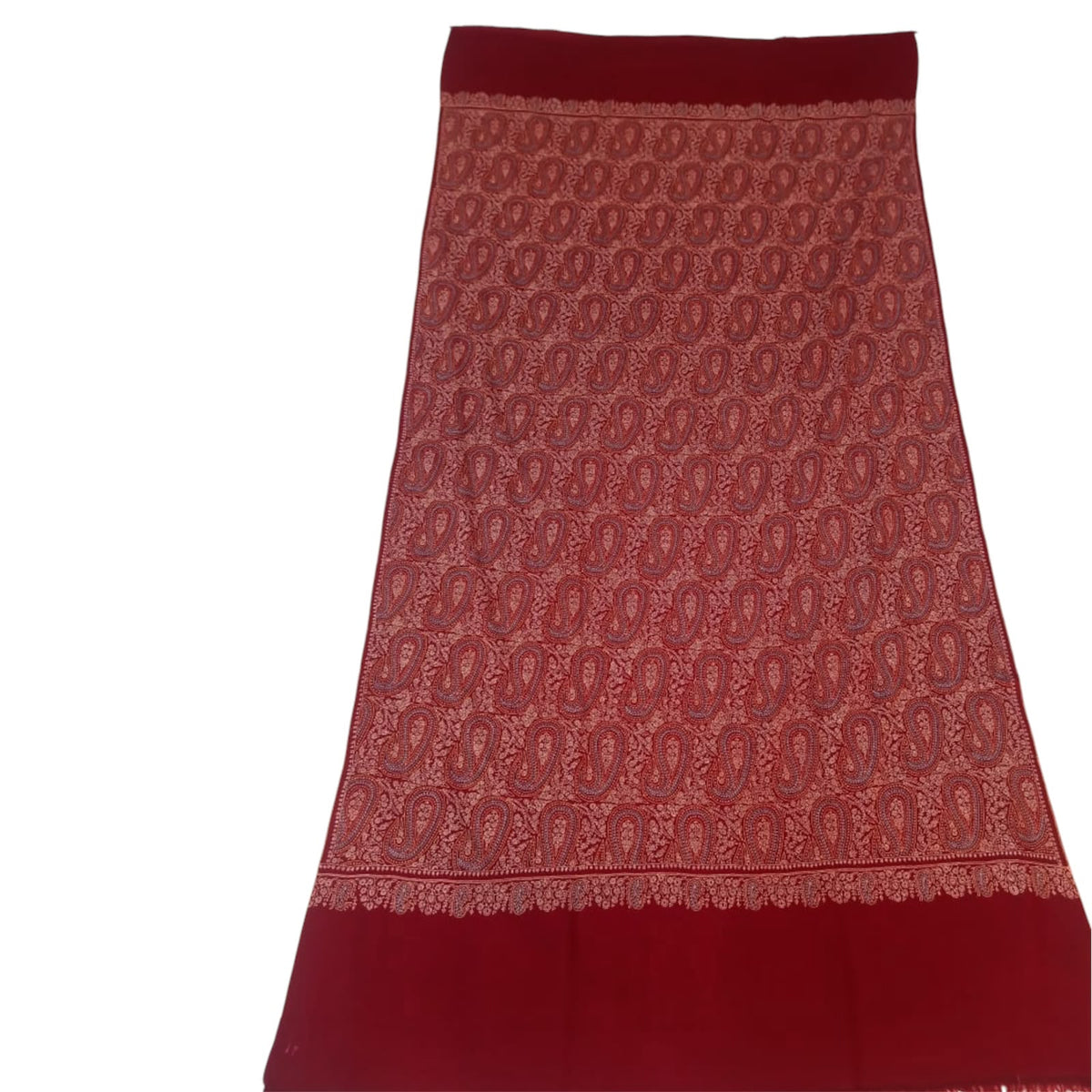 Kashmiri Pashmina Jamawar Shawl – Handmade Sozni Embroidery&nbsp;