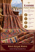 Pashmina Handmade Kalamkari Shawl – Traditional Kashmiri Elegance