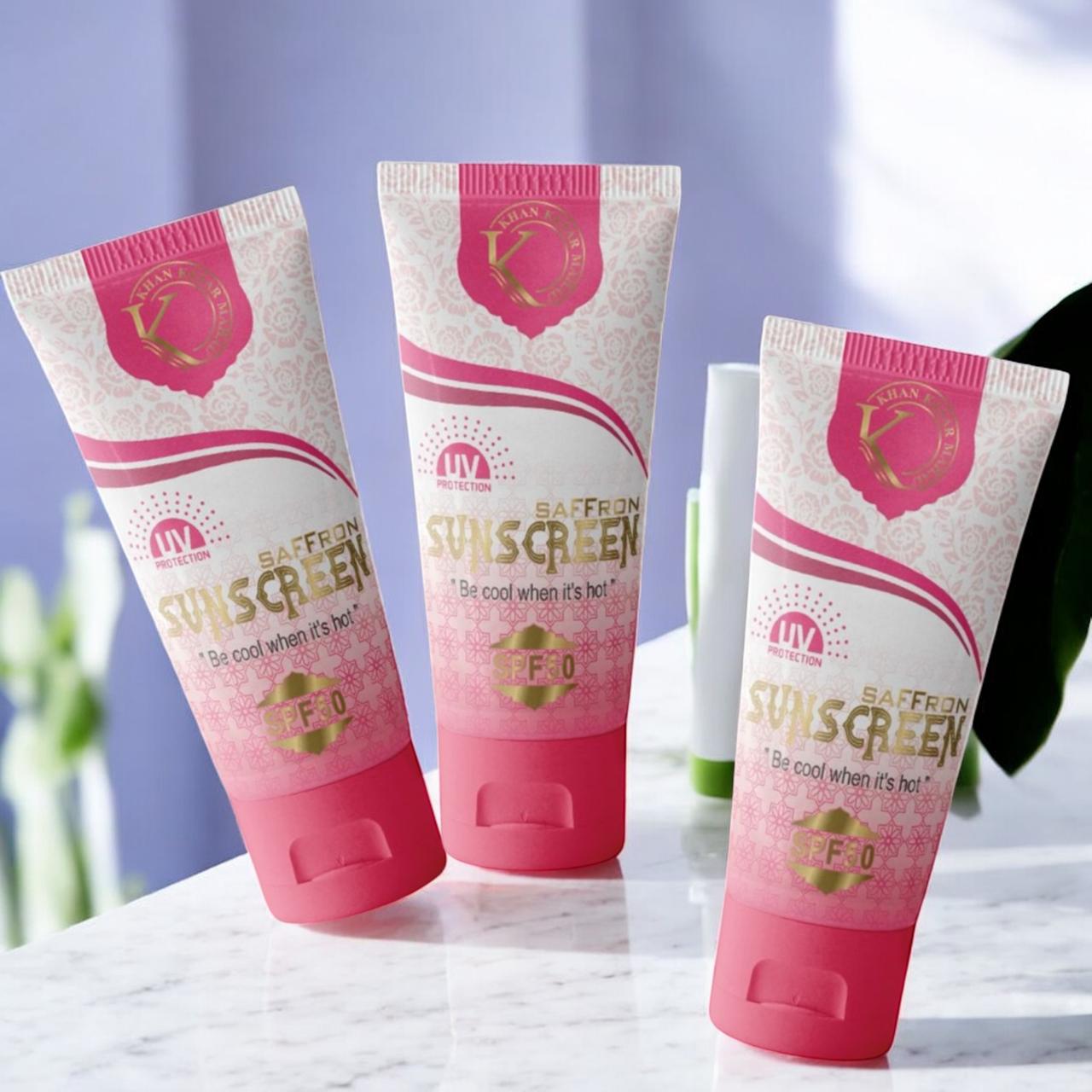 SAFFRON SUNSCREEN SPF60PA+++