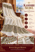GI-Certified Kashmiri Sozni Shawl – Jamma Badam Hand Embroidery