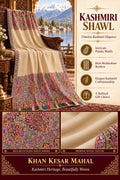 Kashmiri Pashmina Shawl – Handmade Kalamkari Long Paldar Design