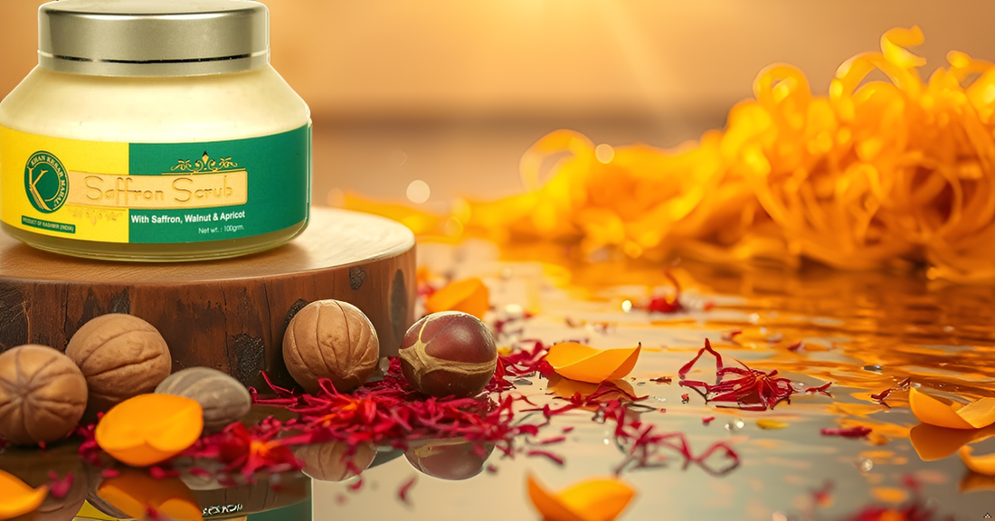 Saffron Apricot Face Scrub
