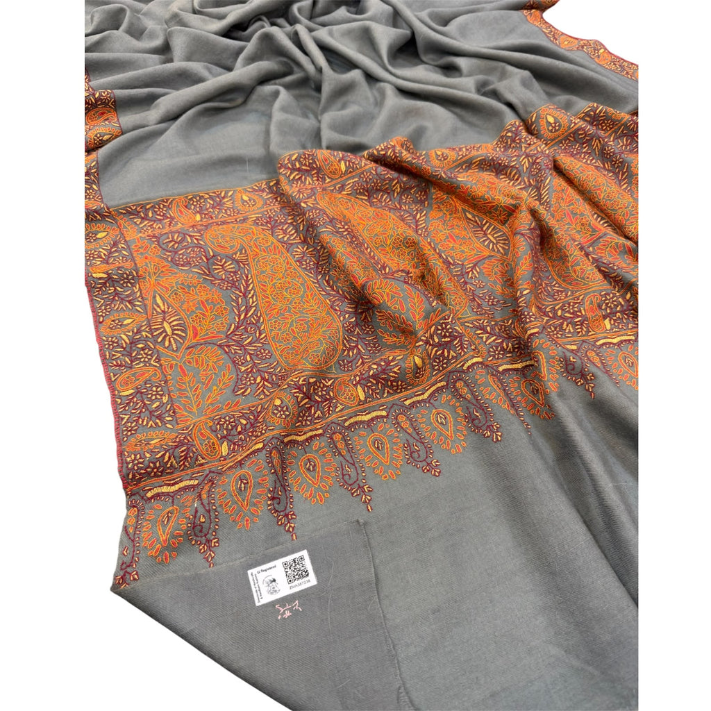 Kashmiri Handmade Gi tagged shawl